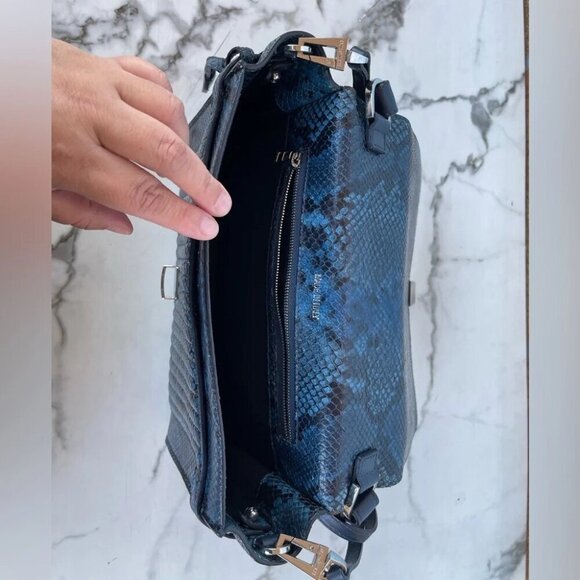 ZADIG & VOLTAIRE Optimiste snake leather crossbody bag - Picture 9 of 16